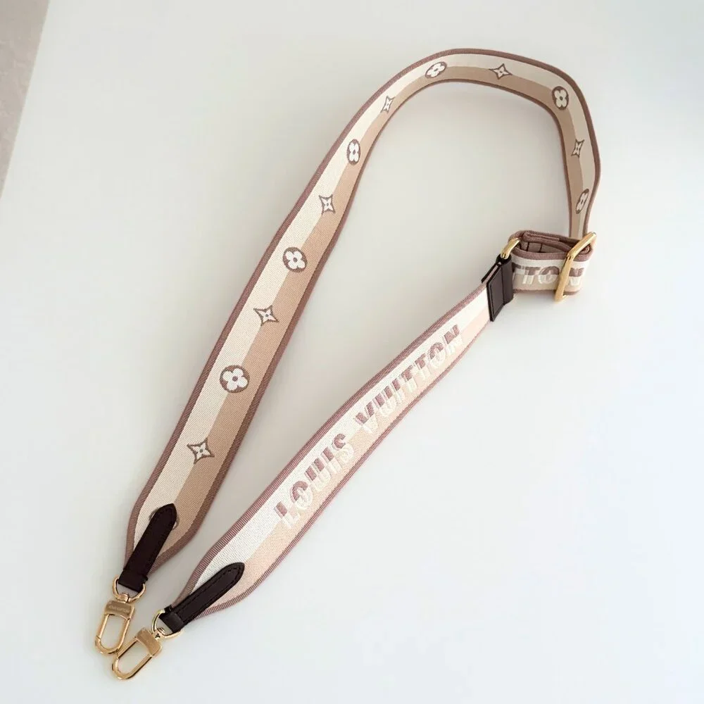 NEW Louis Vuitton Bandoulière Strap - LV Jacquard Crossbody Shoulder Strap - Picture 3 of 4